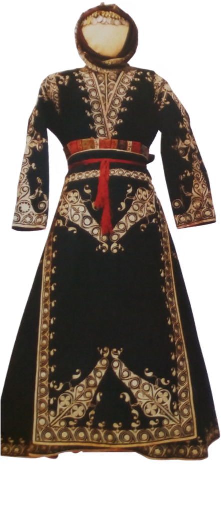 Traditional Cappadocian Greek woman’s dress, handwoven textiles, cultural heritage of Anatolian Greeks.